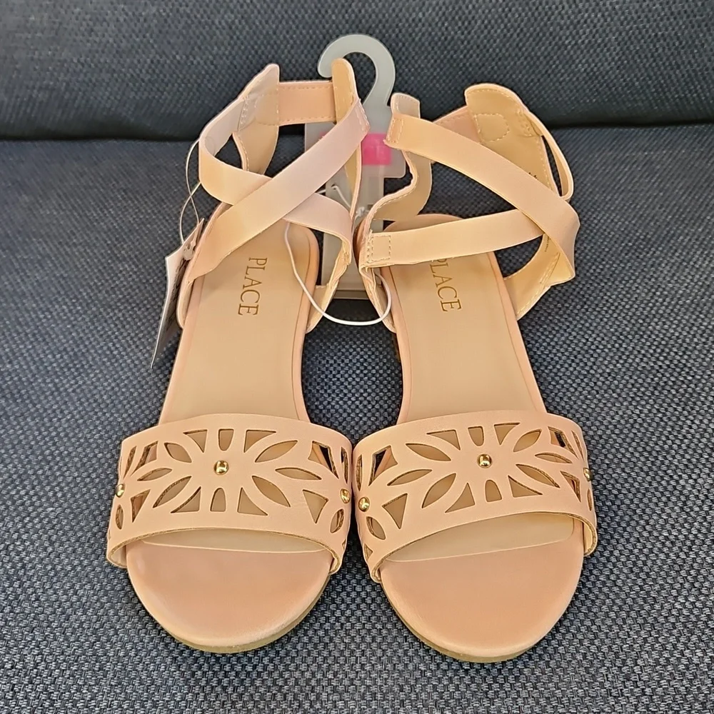 Children's Place Cutout Pink Sandals